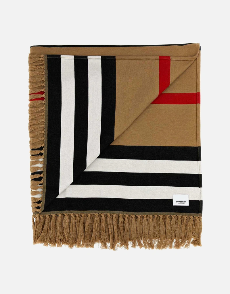 Burberry 刺繍コットンブランケット (すべての新品) IFCHIC.COM