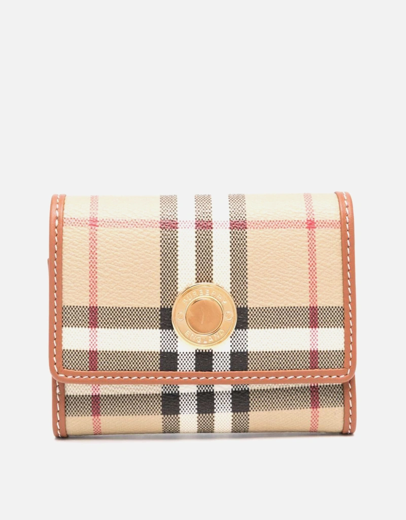 Burberry スモールチェック折りたたみ財布 (財布とカードホルダー