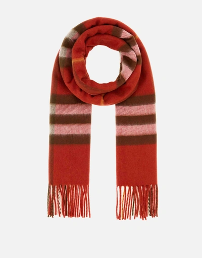 バーバリー アイコンストライプ ウールカシミアブレンド カーディガン