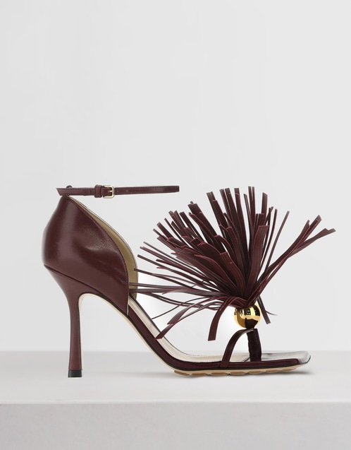Bottega Veneta Leather Ankle Strap High-Heeled サンダル (サンダル