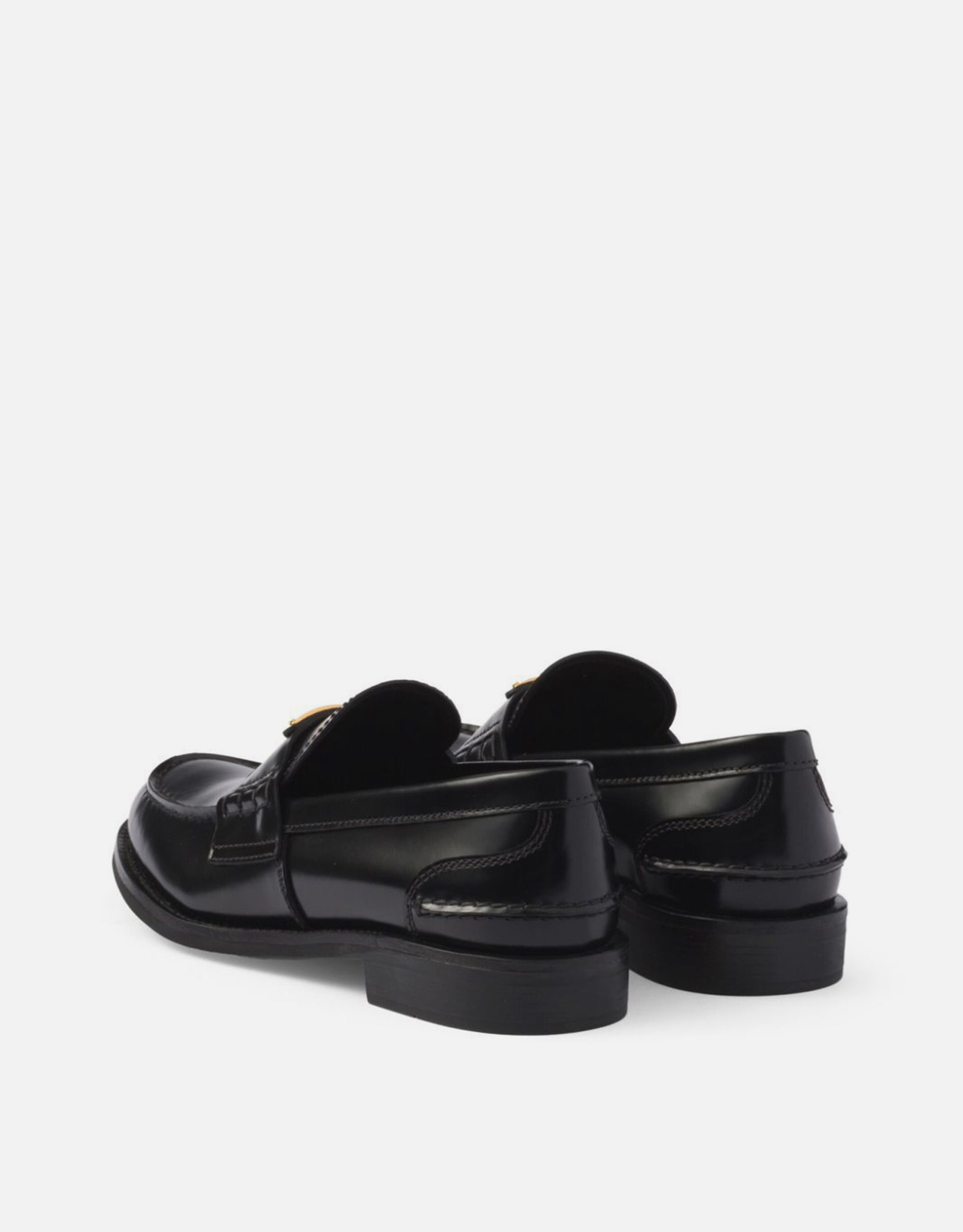 Prada Logo Calfskin Leather ローファー () IFCHIC.COM
