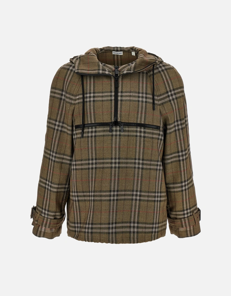 【gocchi】BURBERRY 8036776 シルク長袖シャツ Burberry メンズ シルク混紡マルチレイヤーシャツ (シャツ,カジュアル