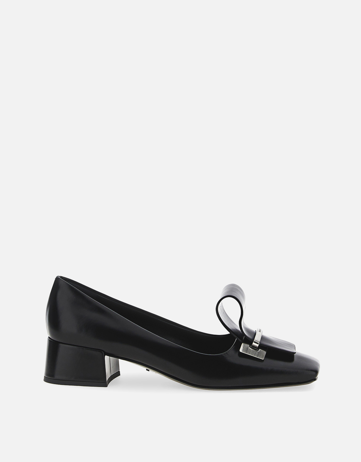 靴 PRADA Leather Low Heels 38 Prada Calfskin Leather Low-Heeled Pumps () IFCHIC.COM