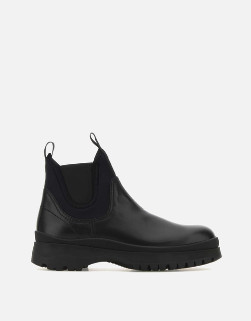 Prada メンズカーフレザーアンクルブーツ () IFCHIC.COM