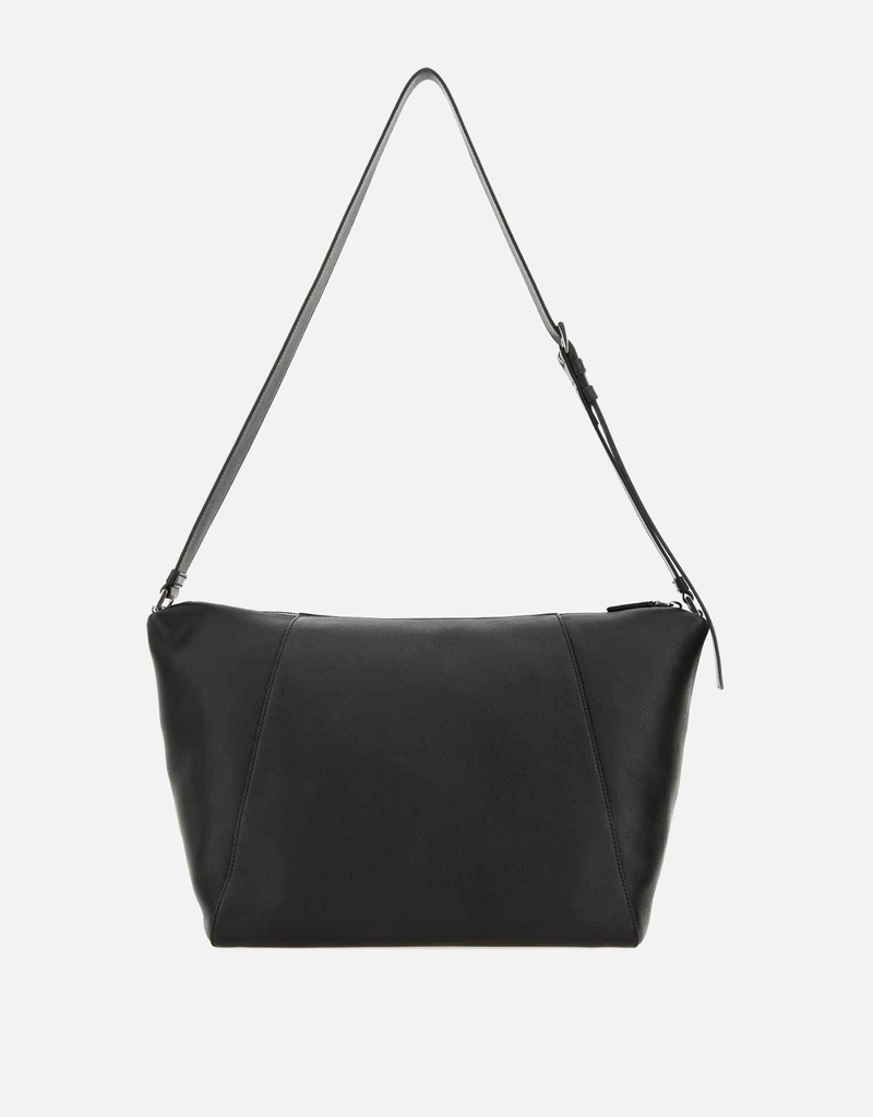 Prada メンズブラックレザークロスボディバッグ () IFCHIC.COM