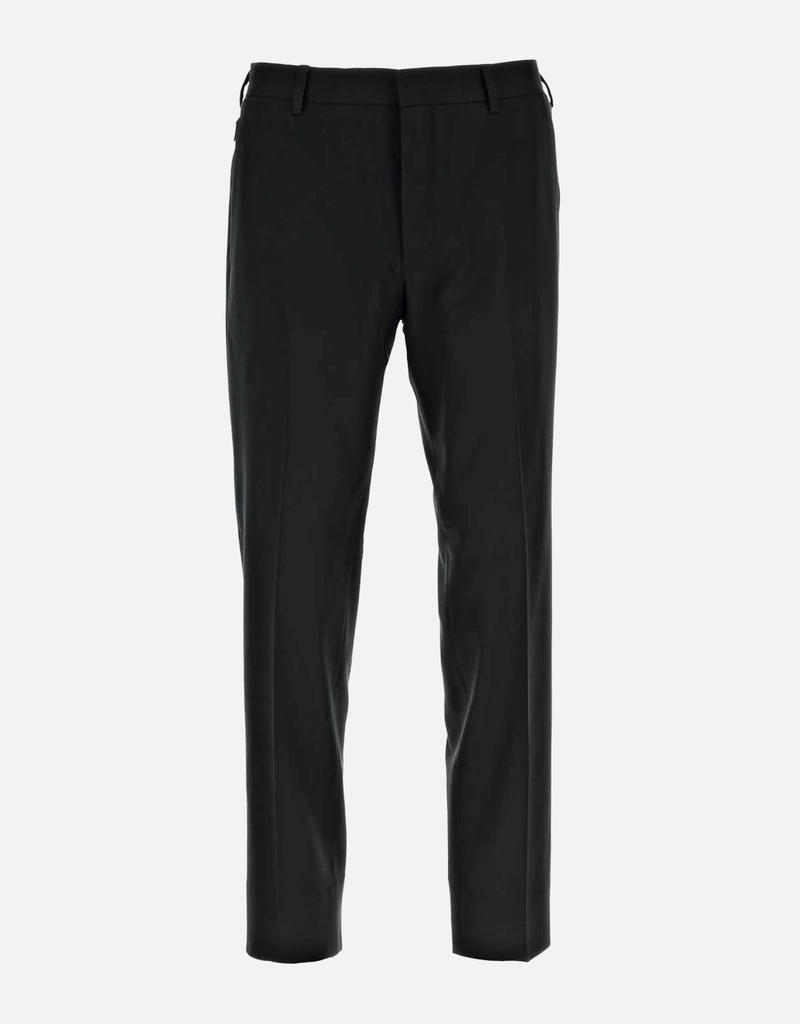 Prada (PRADA)チャコールブラック ウールスラックス 44 25AW新作