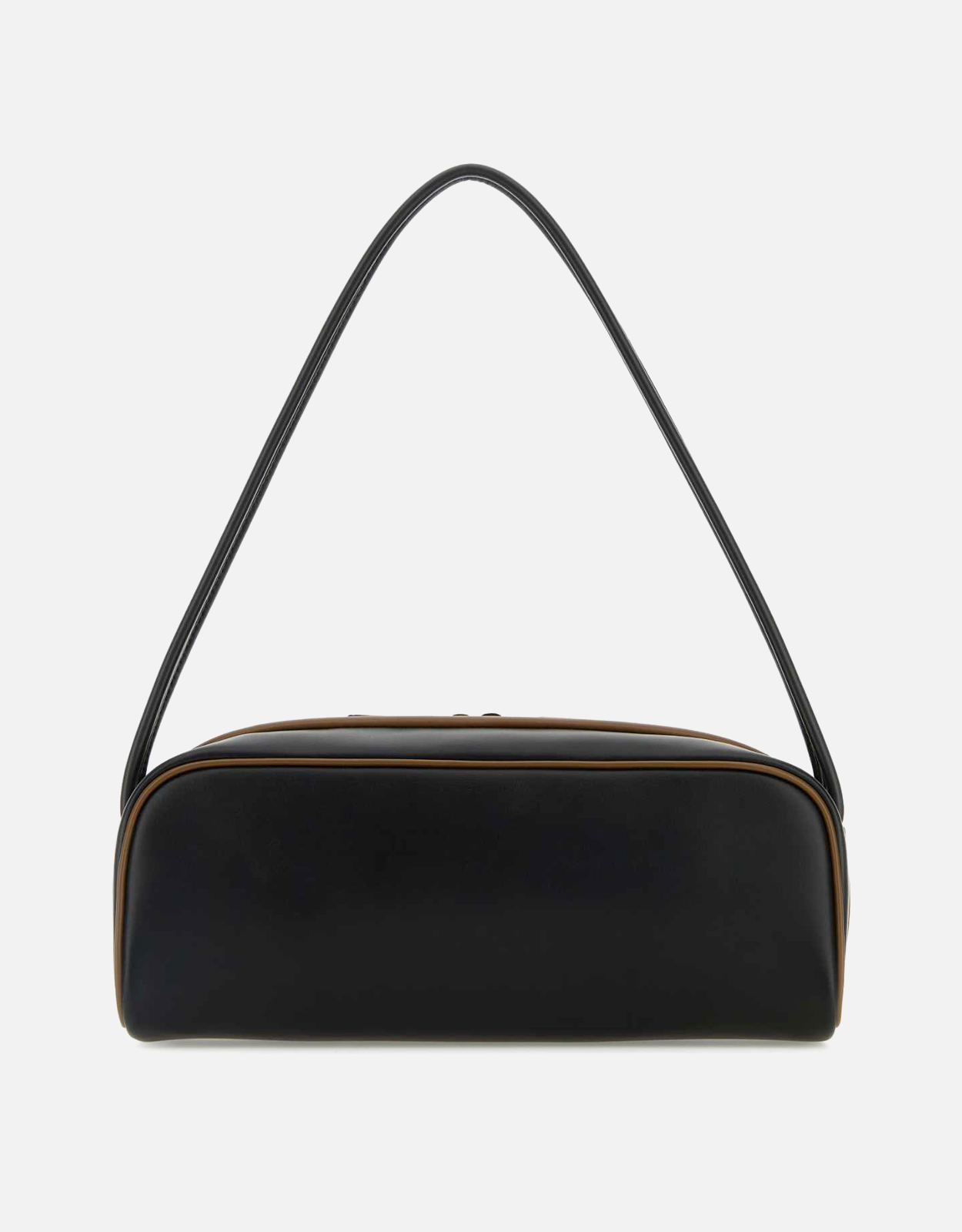 Prada ブラックレザーショルダーバッグ () IFCHIC.COM