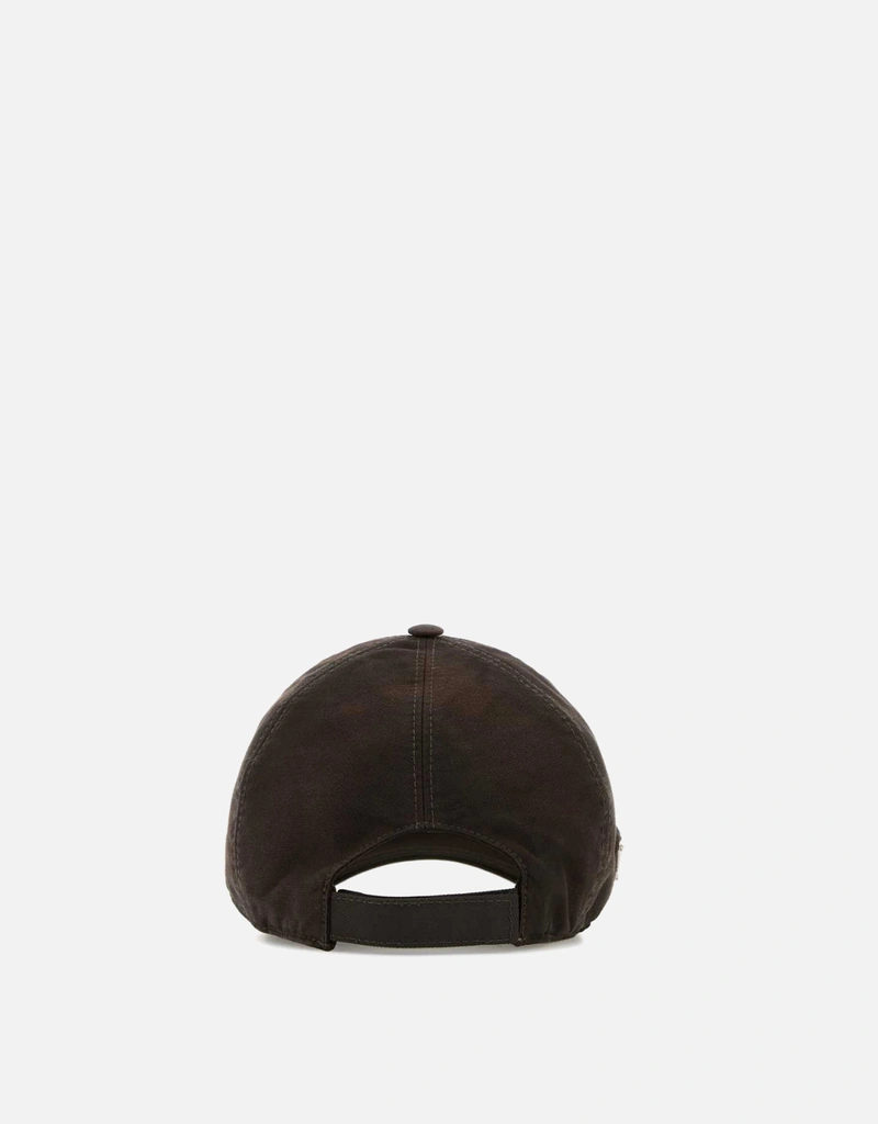 Prada メンズ ブラウン コットン ベースボールキャップ () IFCHIC.COM