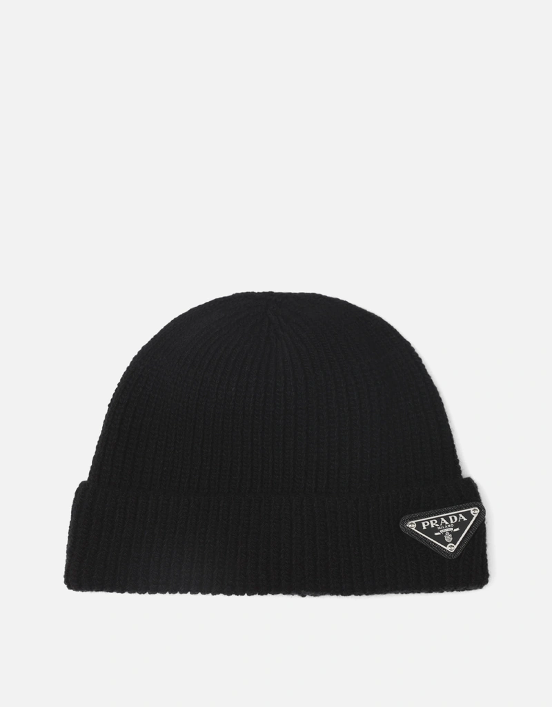 Prada メンズ カシミヤ ビーニー (帽子,ニット帽) IFCHIC.COM