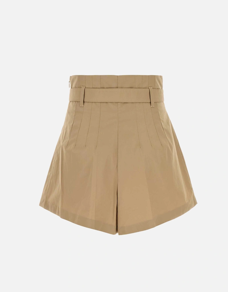 Prada ベージュ ポプリン ショーツ (ショートパンツ,ハーフパンツ