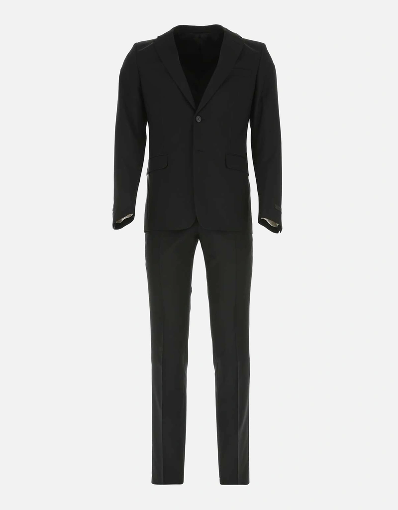 Prada メンズ ウールとモヘア混紡スーツ () IFCHIC.COM