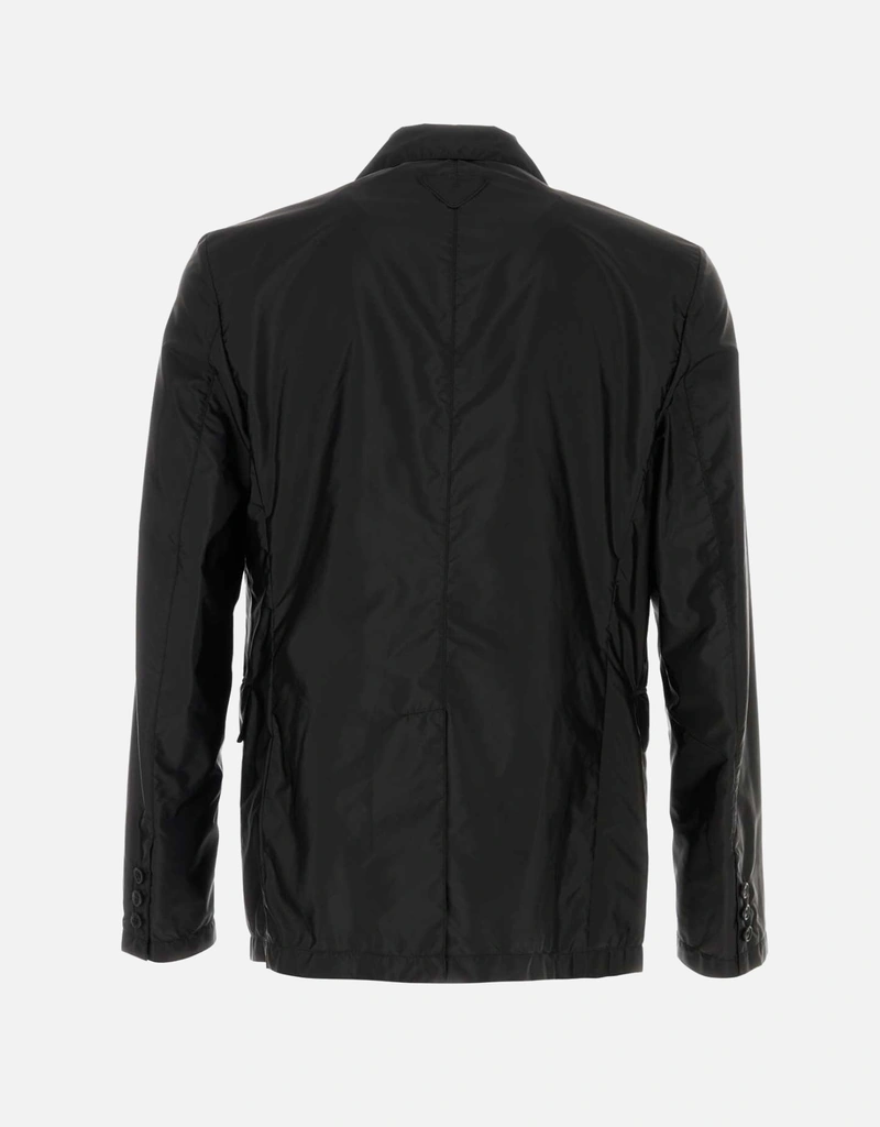 Prada メンズブラックリナイロンブレザー () IFCHIC.COM
