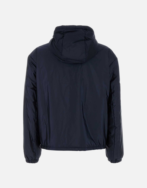 PRADA 2024AW RE-NYLON ネイビー パデッドジャケット Prada メンズ ネイビーブルー Re-Nylon パデッドジャケット (アパレル