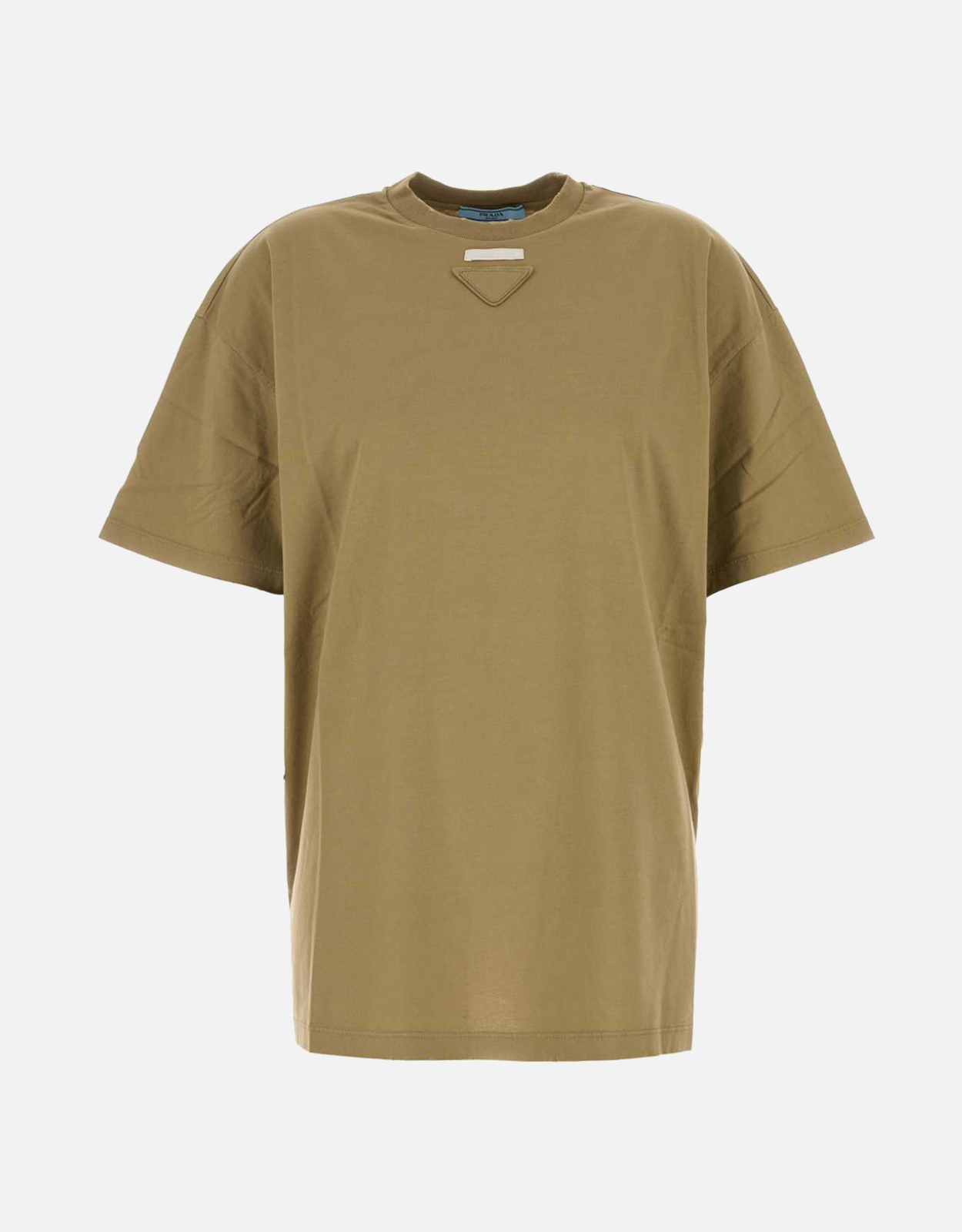 PRADA オリーブグリーン カーキ Tシャツ Prada Sage Green Jersey T-Shirt (Tops,T-shirts) IFCHIC.COM