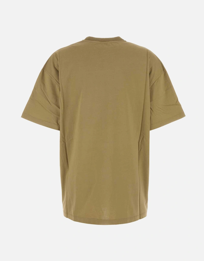 Prada Sage Green Jersey T-Shirt (Tops,T-shirts) IFCHIC.COM