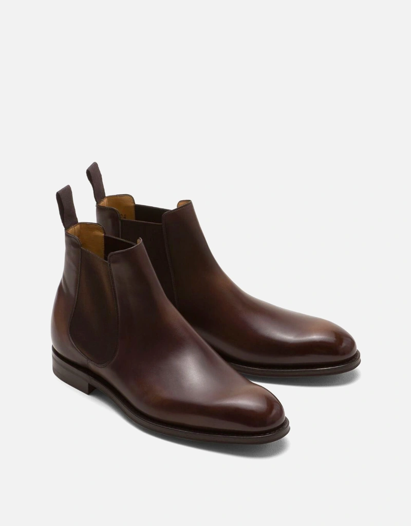 Church's メンズ アンバーレイ R カーフスキン レザー チェルシー