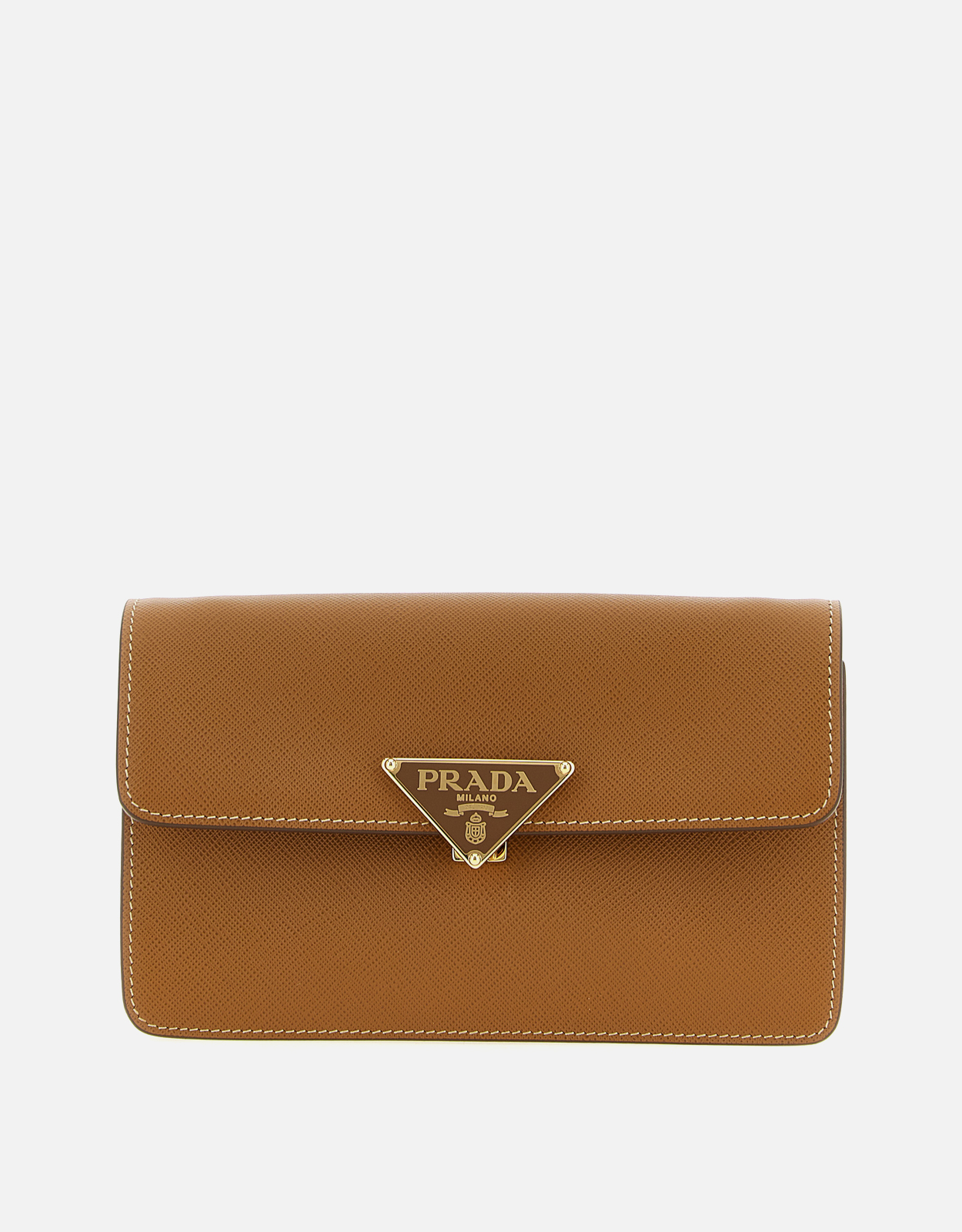 Prada サフィアーノ ミニ カーフスキンレザー クロスボディバッグ