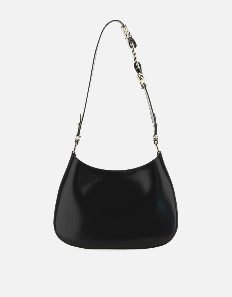 Prada ブラックレザーCleoショルダーバッグ () IFCHIC.COM