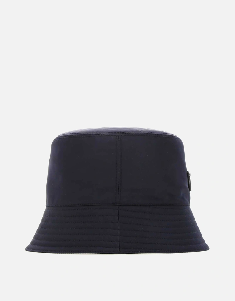Prada メンズミッドナイトブルーリナイロンバケットハット () IFCHIC.COM