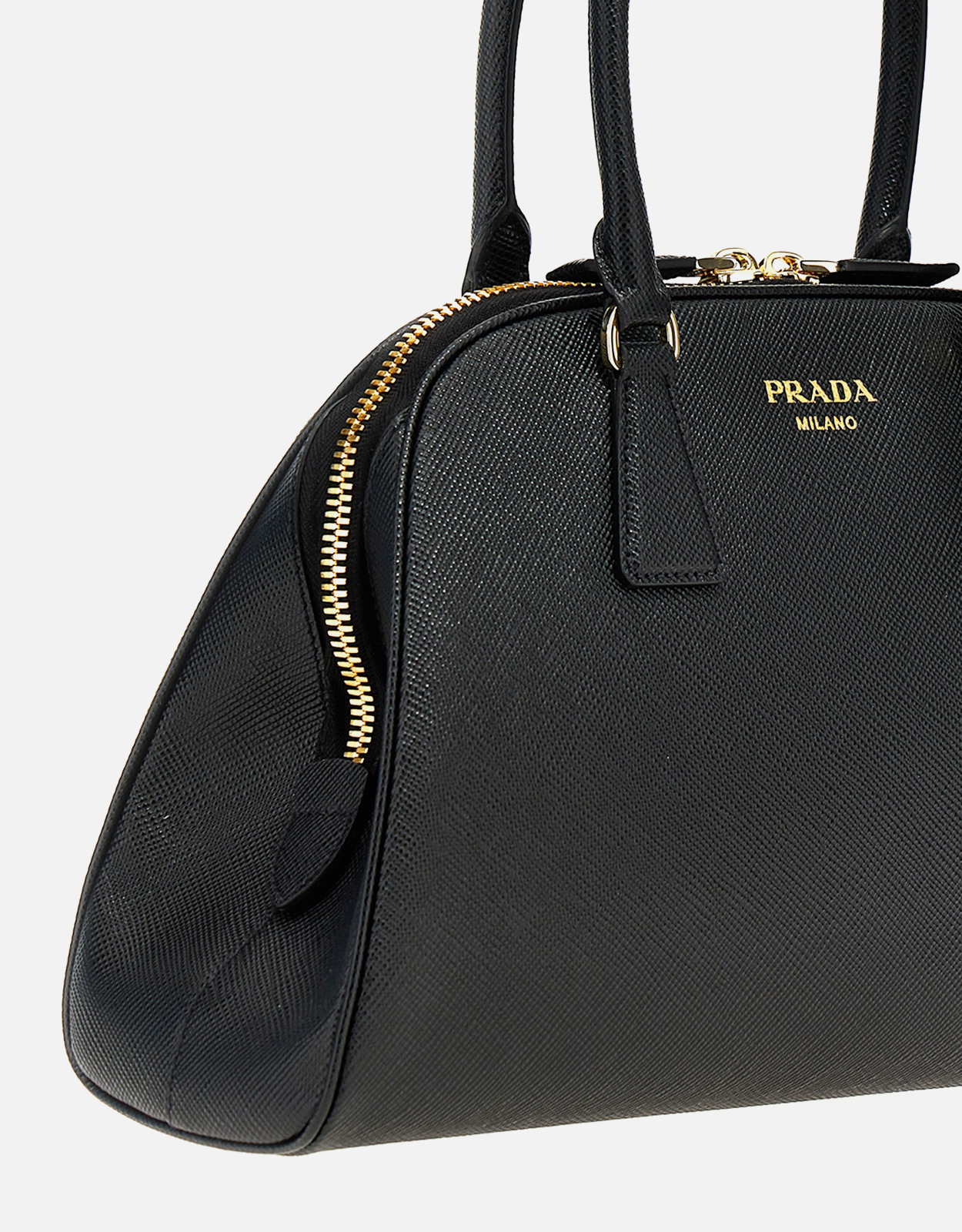 Prada サフィアーノ牛革ミディアムハンドバッグ (ハンドバッグ) IFCHIC.COM