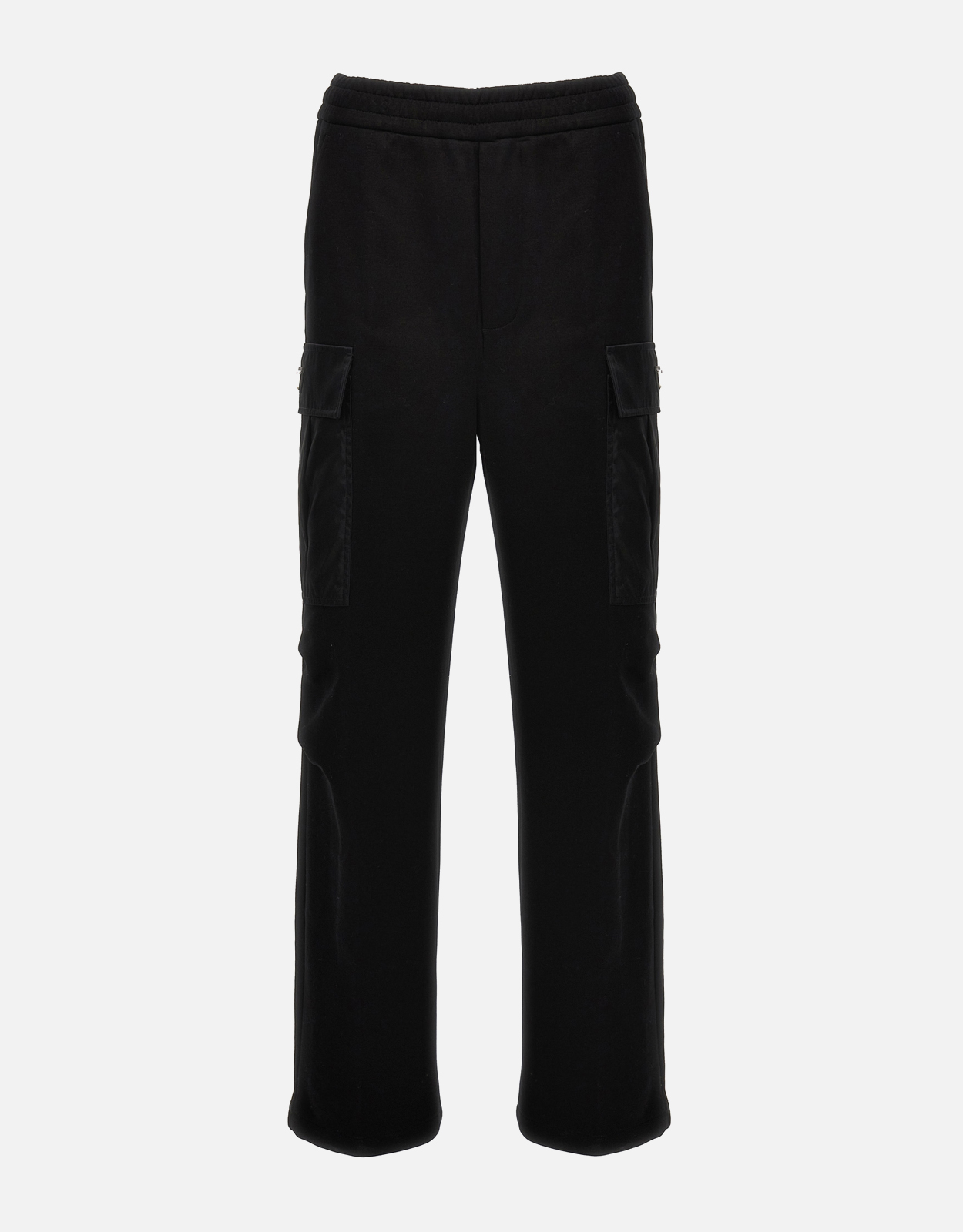 Prada Men's Cotton Blend Cargo Joggers with Nylon Inserts - XXS　プラダ メンズ コットン ブレンド カーゴ ジョガー ナイロン インサート付き - XXS Prada