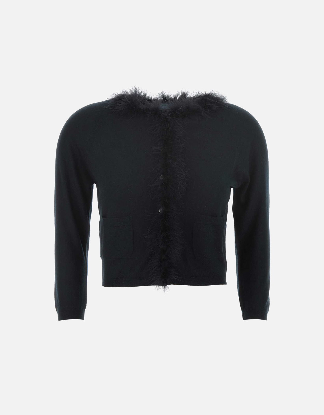 Prada ブラックカシミヤカーディガン () IFCHIC.COM