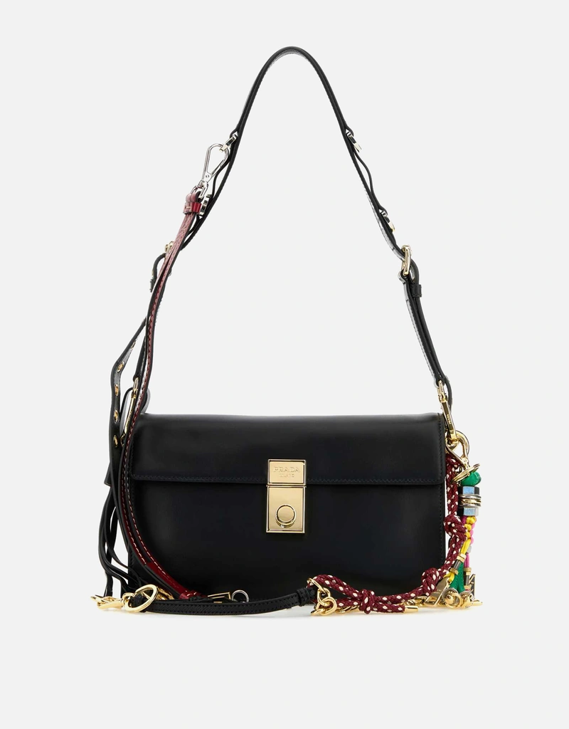 Prada レザー 小型 ソフトサウンド ショルダーバッグ () IFCHIC.COM