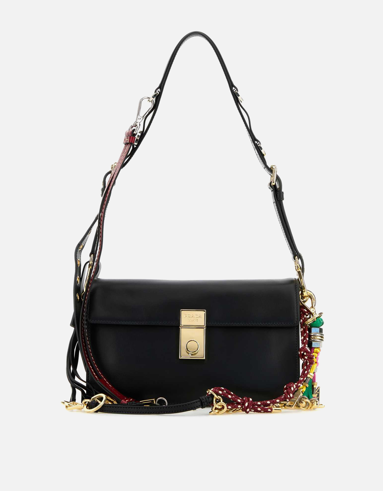 Prada レザー 小型 ソフトサウンド ショルダーバッグ () IFCHIC.COM