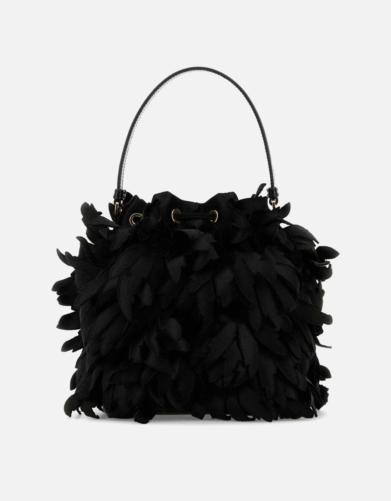 Prada 装飾付きサテンミニバケットバッグ () IFCHIC.COM