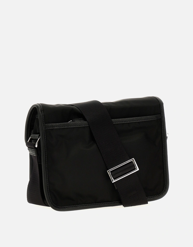 Prada メンズ Re-Nylon メッセンジャー クロスボディバッグ () IFCHIC.COM