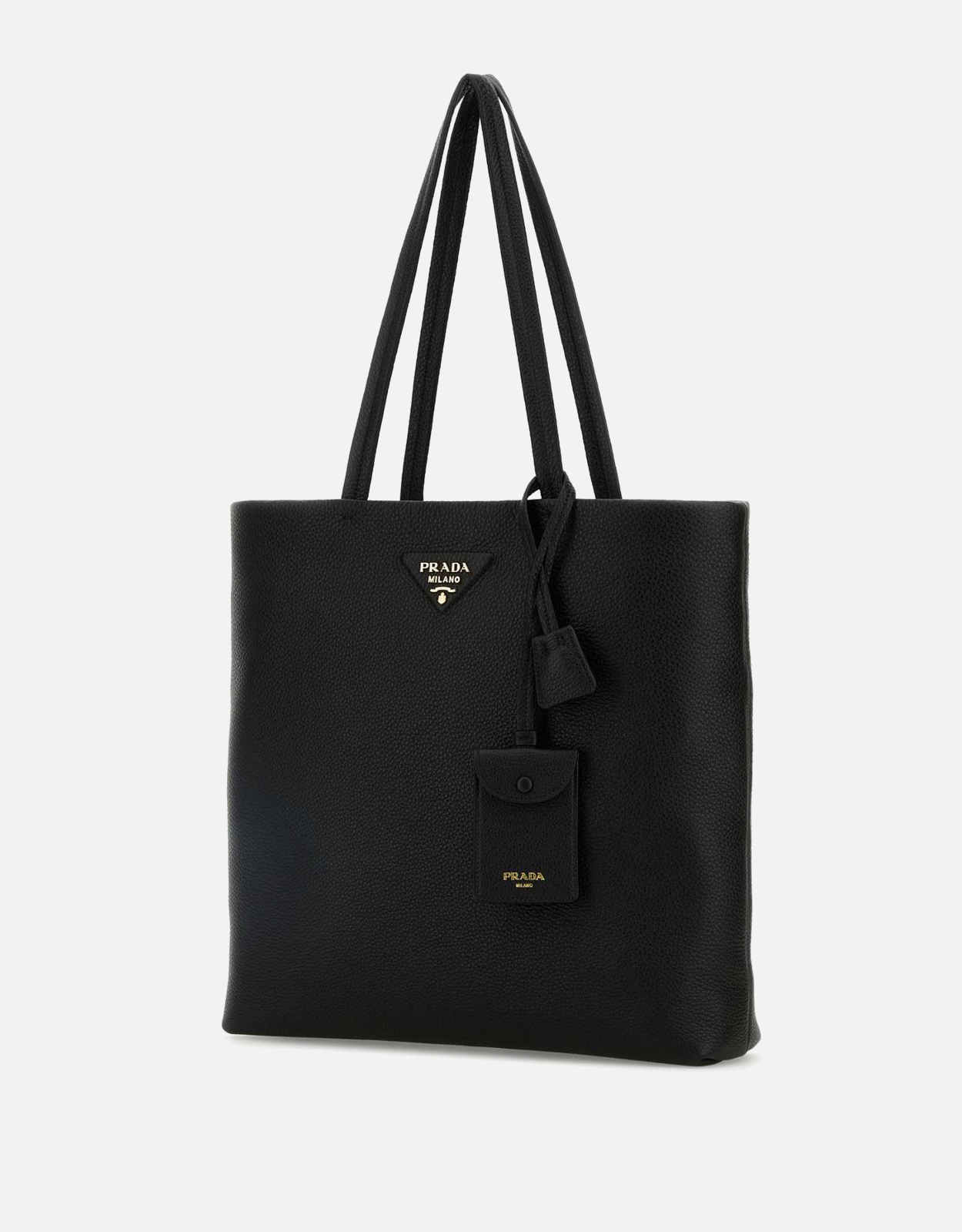 PRADA 黒 ディアレザー（鹿革）トートバッグ Prada ペブルフォローディアレザートートバッグ () IFCHIC.COM