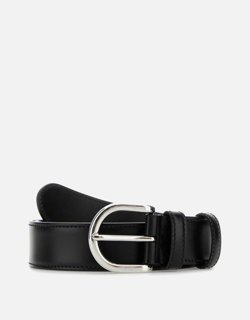 PRADA ブラックレザーベルト Prada ブラックレザーベルト () IFCHIC.COM