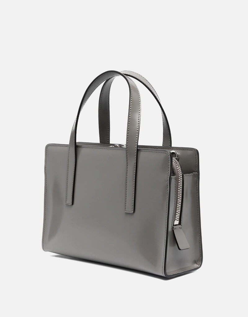 PRADA グレー ボディバッグ Granite Gray Mini leather shoulder bag | PRADA - United States