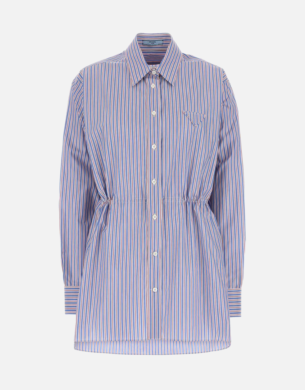 Prada ストライプポプリンシャツ (すべての新品) IFCHIC.COM