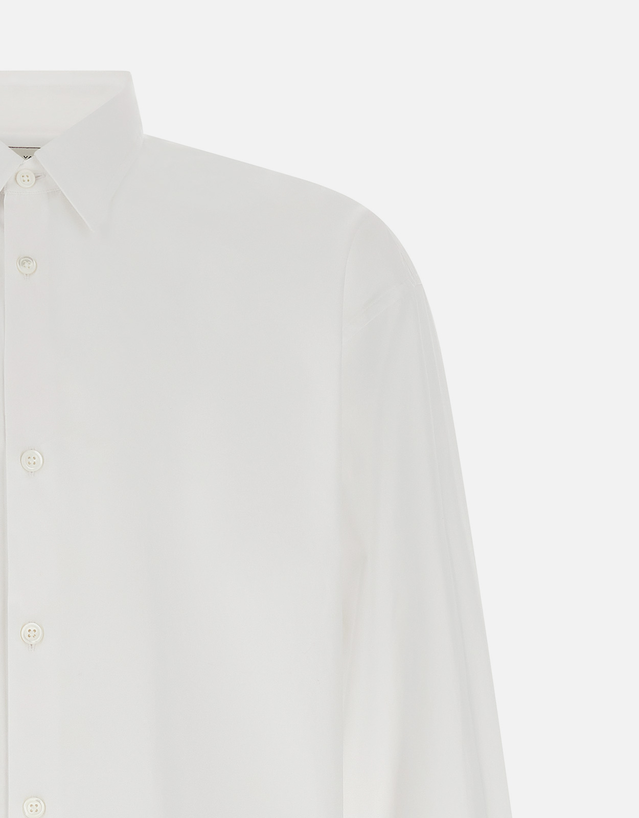 Dries Van Noten メンズ クルームド コットンシャツ (シャツ