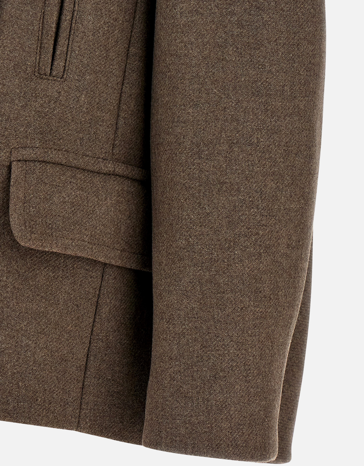 Dries Van Noten ヴァフェル ウールブレンド ダブルブレストコート