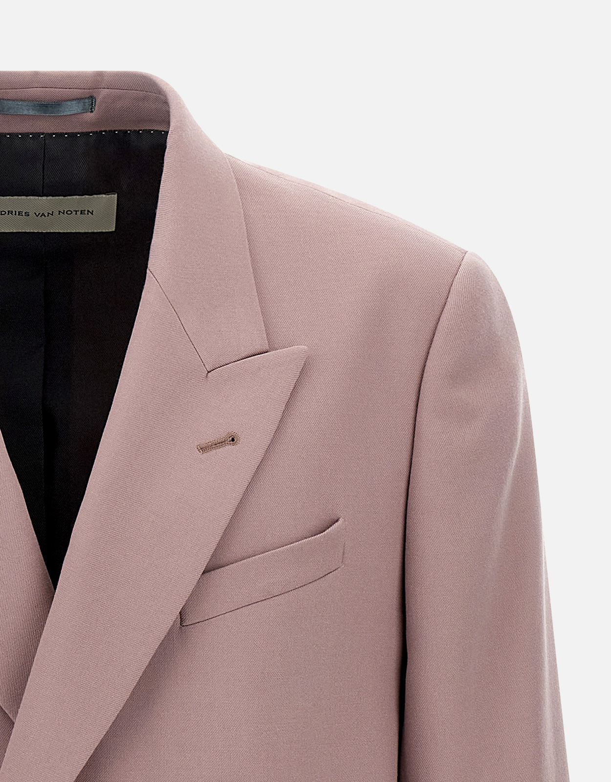 Dries Van Noten メンズ Buforden ウールダブルブレストブレザー