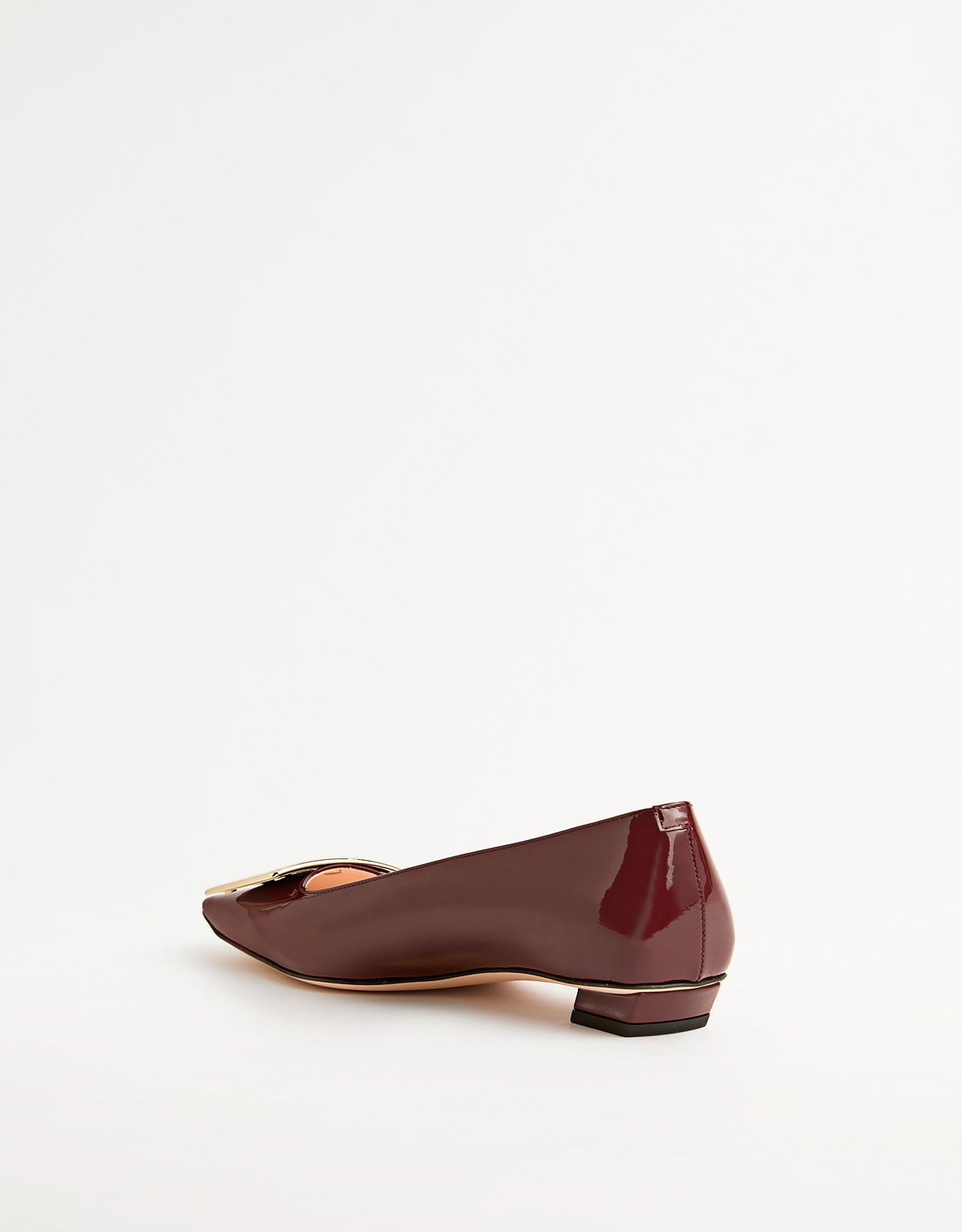 Roger Vivier ベル ヴィヴィエ パテントレザー バレリーナ Roger Vivier ベルヴィヴィエパテントレザーメタルバックルキトン