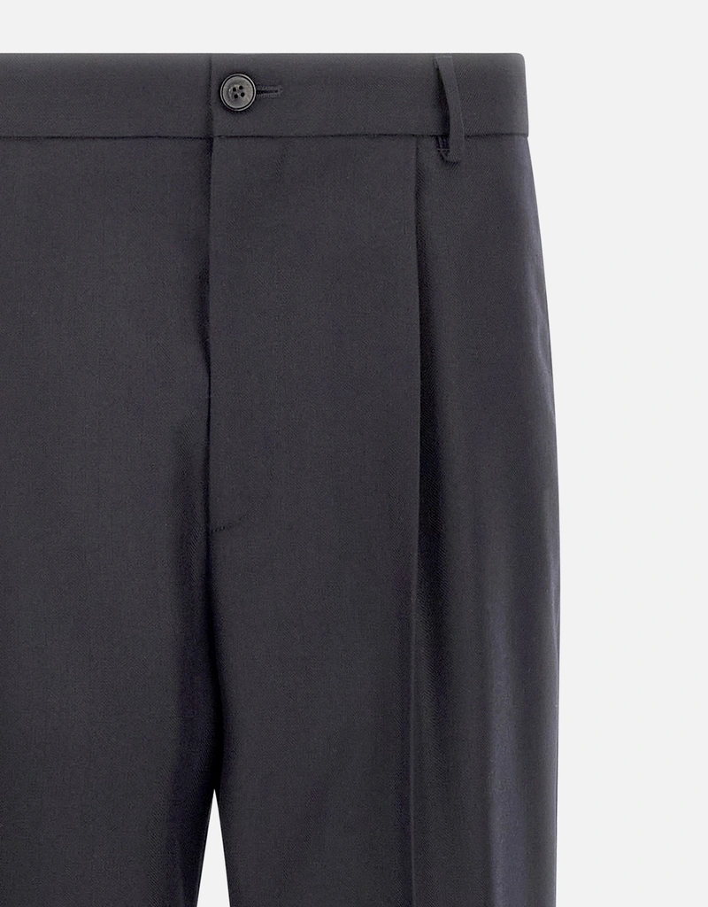 Dries Van Noten Men's Penrud Wool Straight-Leg Pants (Trousers
