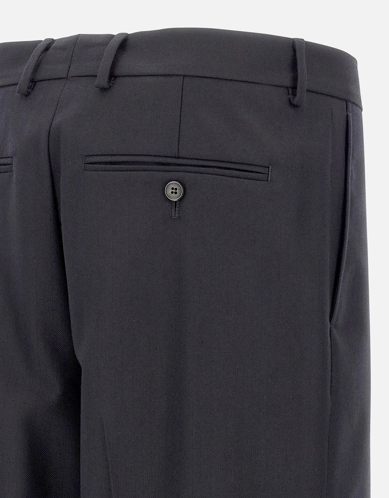 Dries Van Noten Men's Penrud Wool Straight-Leg Pants (Trousers