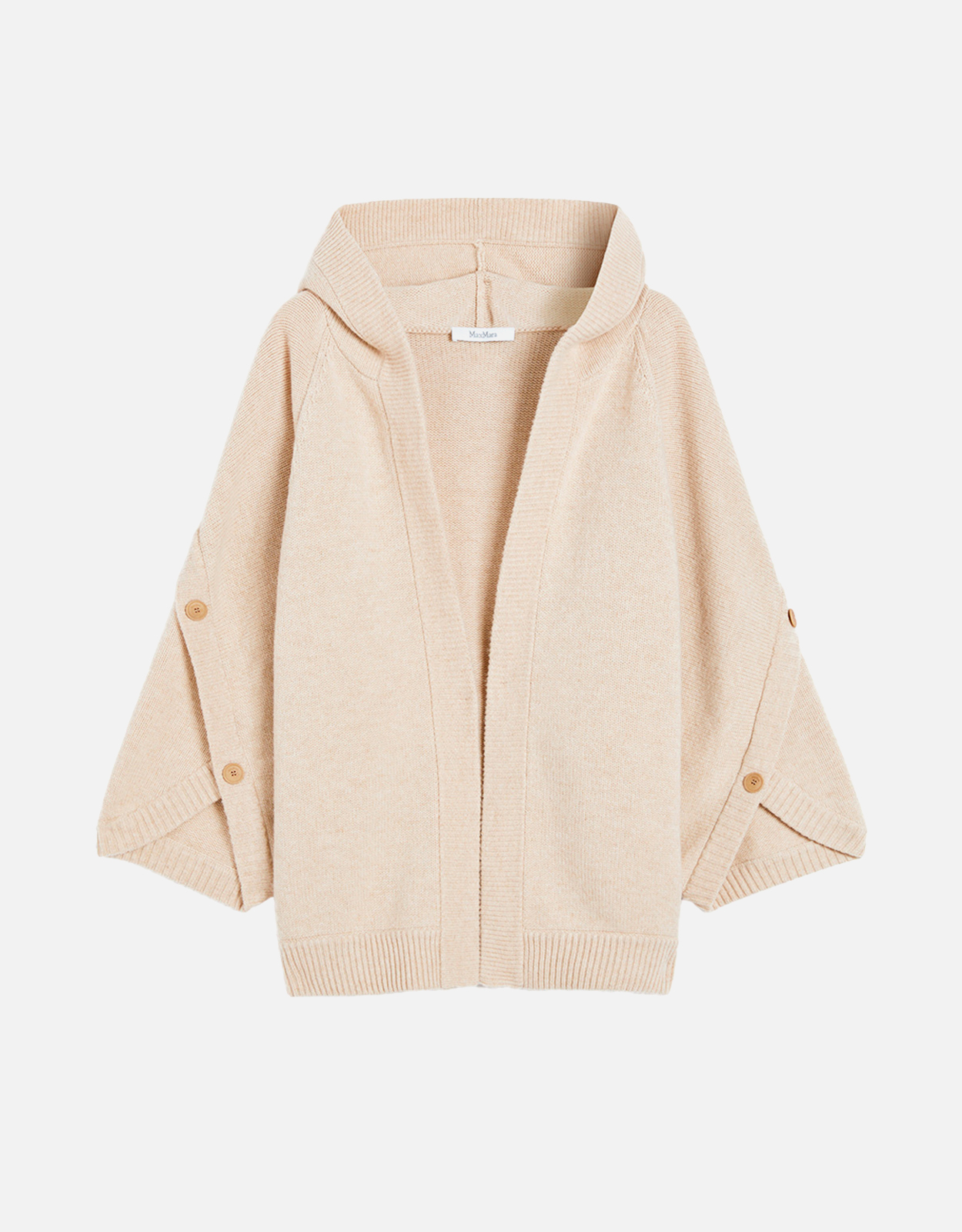 Max Mara ウールアンドカシミアフーデッドカーディガン (ニットウェア