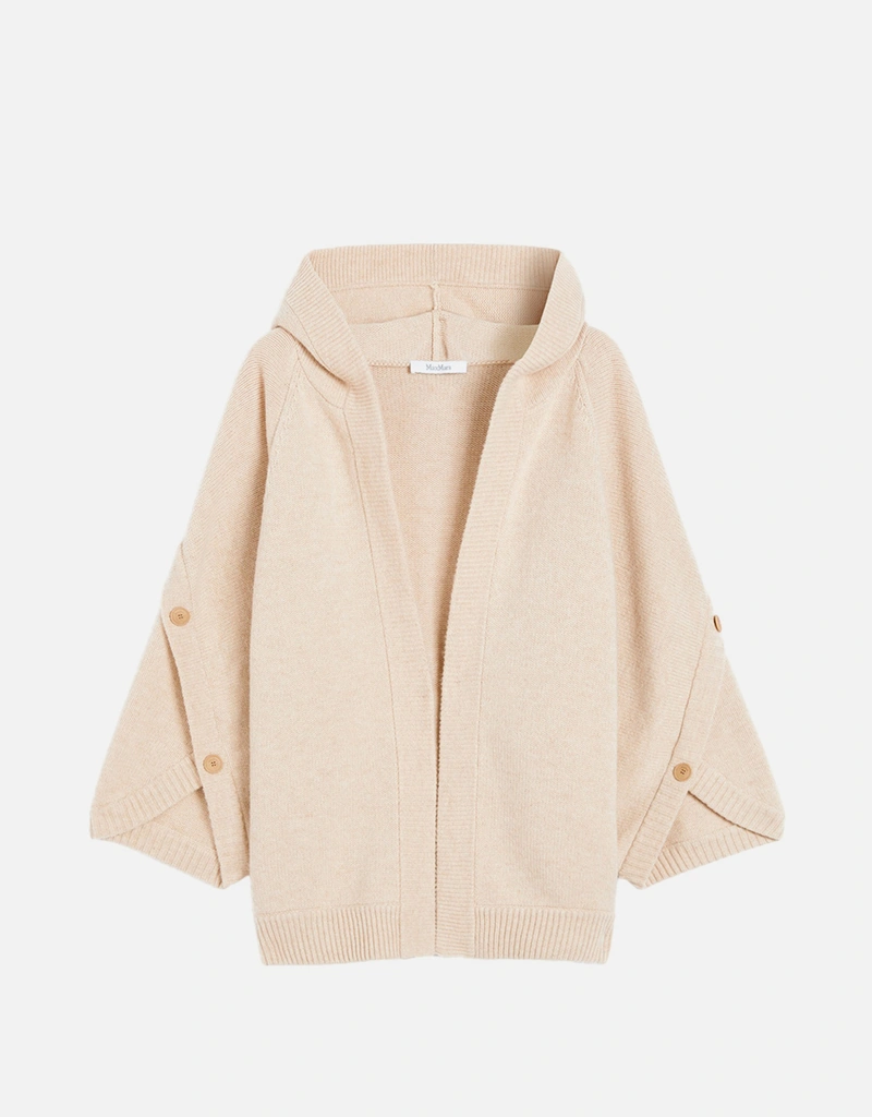 Max Mara ウールアンドカシミアフーデッドカーディガン (ニットウェア