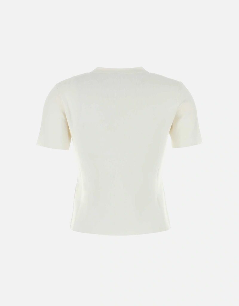 Max Mara White viscose blend Adelio t-shirt (Tops,T-shirts) IFCHIC.COM