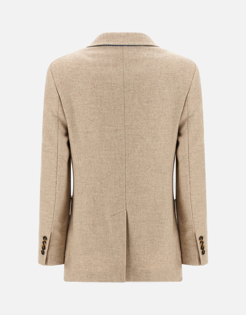 Max Mara Caraffa アルパカ カシミヤ キャメル ブレンド ブレザー