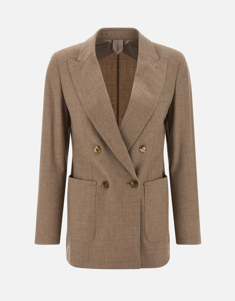 Max Mara Harald ダブルブレスト カシミヤ ブレザー (ジャケット