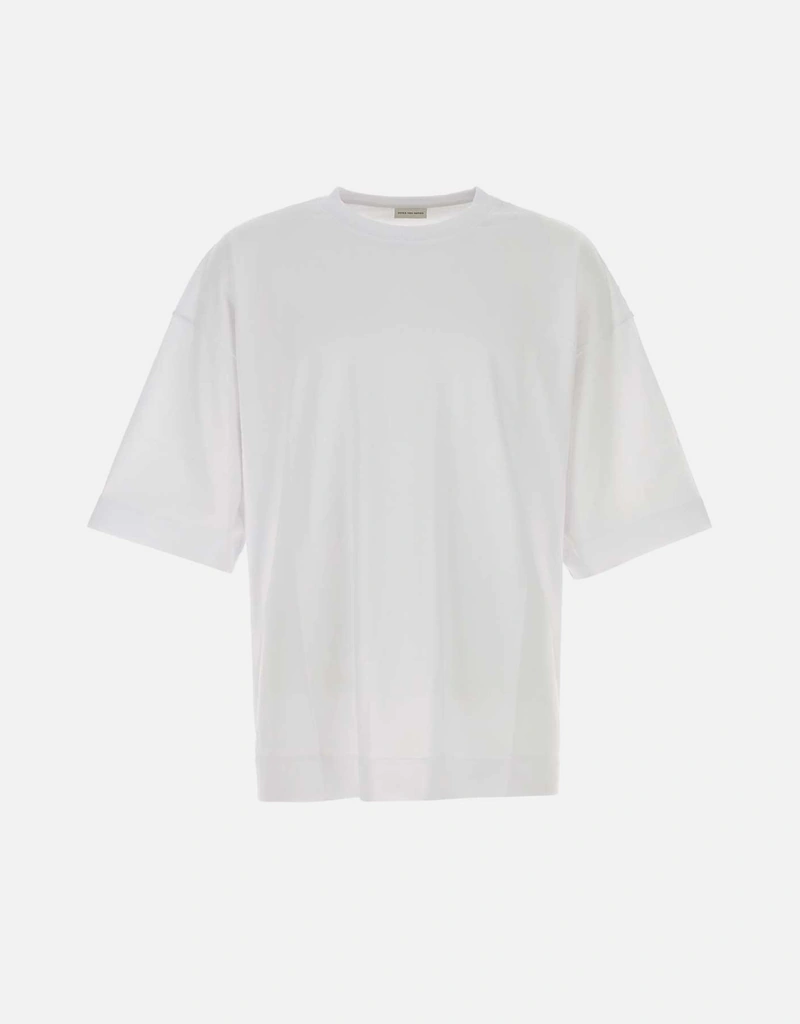 Dries Van Noten メンズ ヘン コットン オーバーサイズ Tシャツ