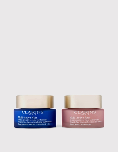Clarins - Crème nuit premières rides revitalisante peaux normales à mixtes  Multi-Active - Blissim