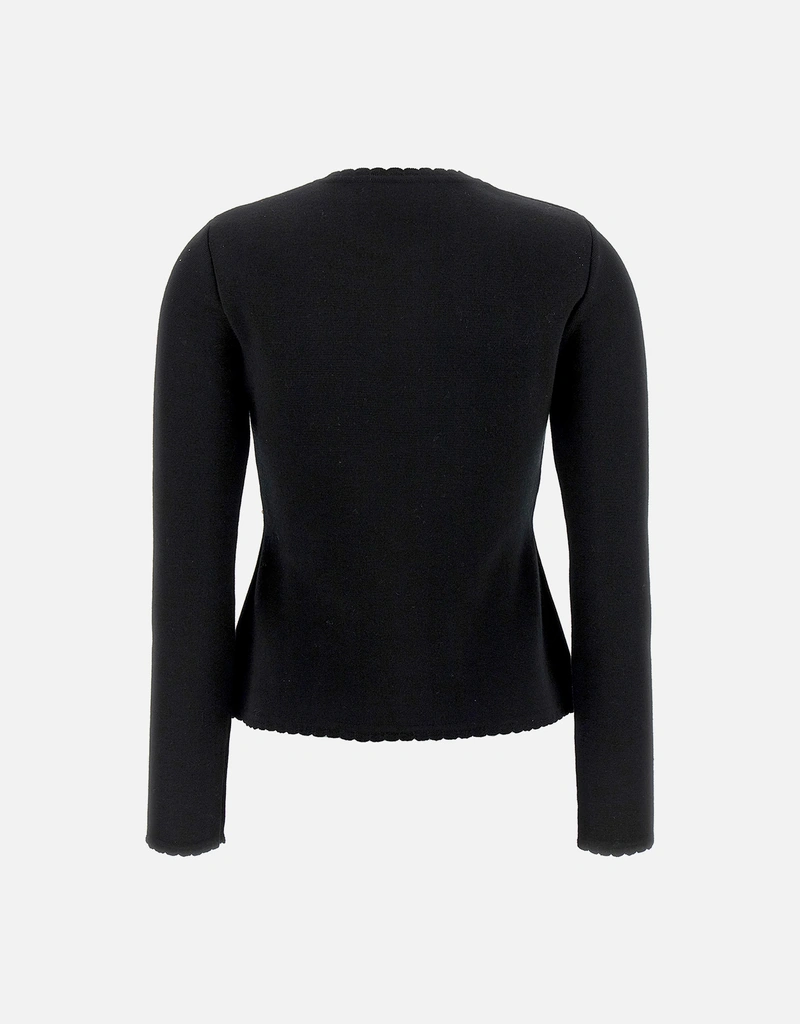 Moschino ファインメリノウールチェーンカーディガン (ニットウェア