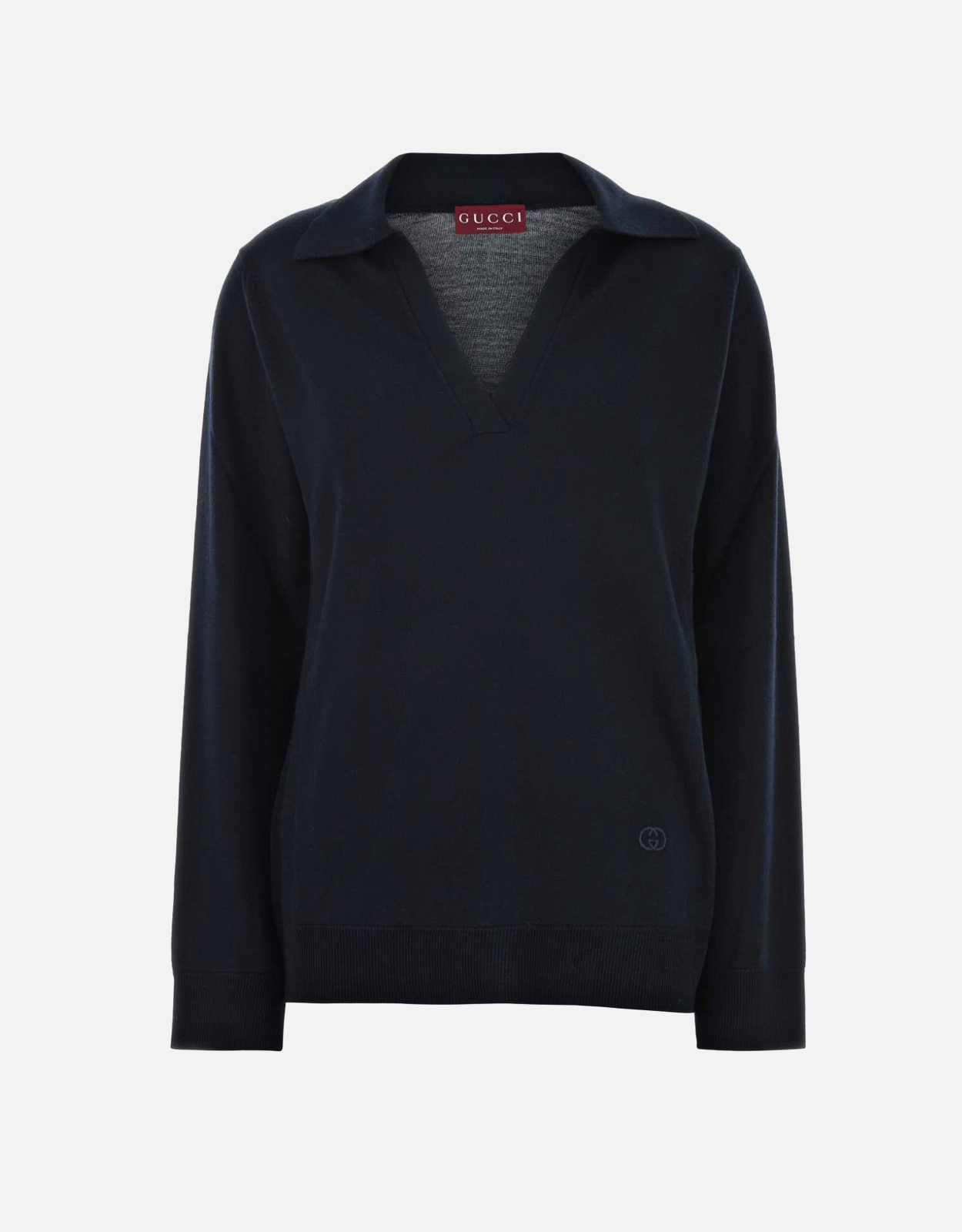 Gucci ウールニットポロシャツ (ニットウェア,トップス) IFCHIC.COM