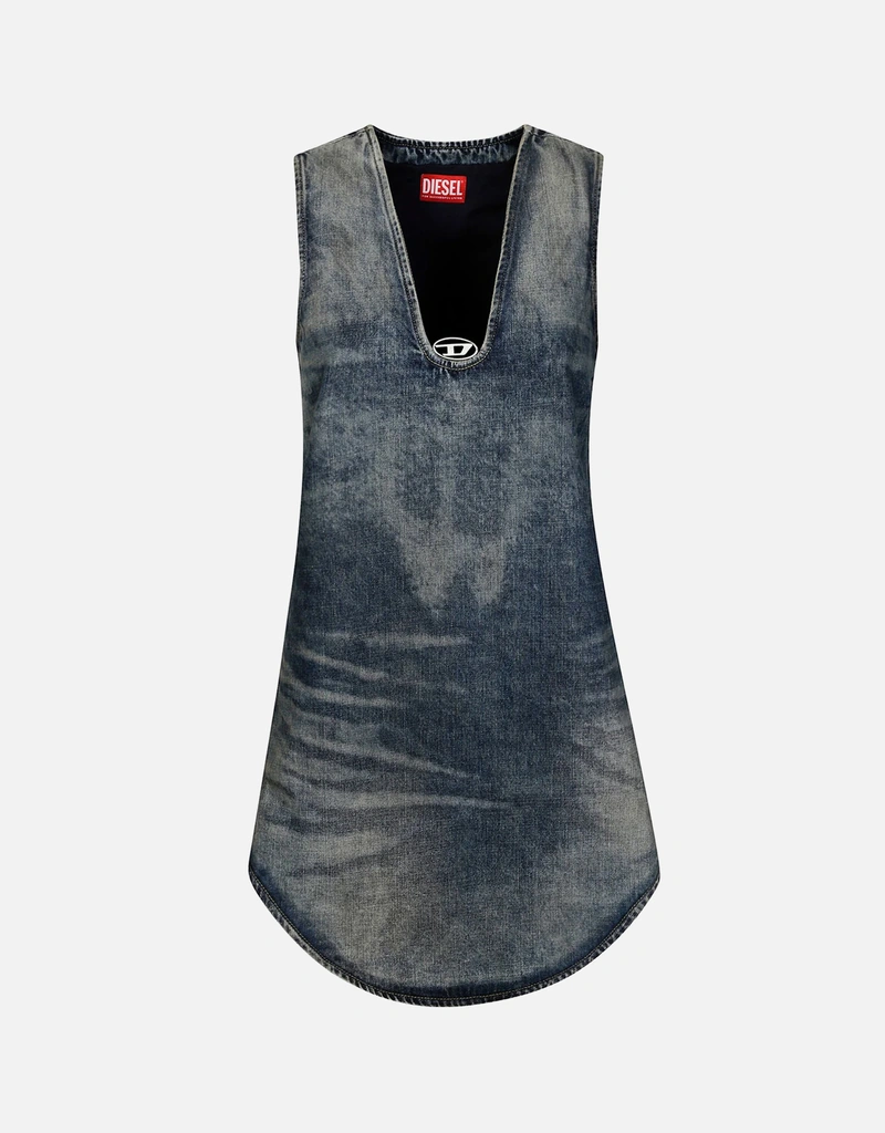 Diesel コットンデニム ミニワンピース () IFCHIC.COM